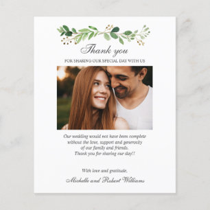 BUDGET Greenery Summer Spring Photo THANK YOU