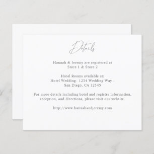 Budget Grey & White Details