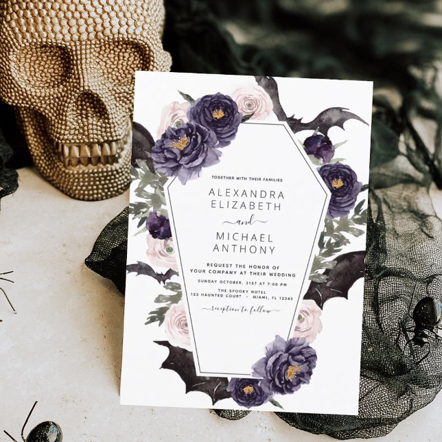 Budget Halloween Autumn Fall Dark Wedding Flyer (Creator Uploaded)