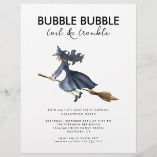 Budget Halloween Party Invitation  Flyer