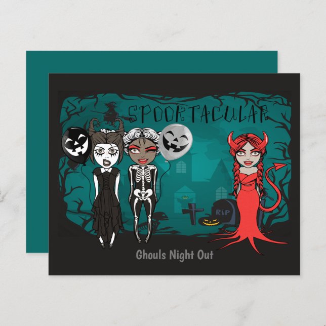 BUDGET Halloween Spooktacular Ghouls Night Out (Front/Back)