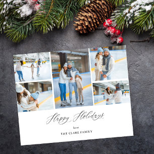 Budget Happy Holidays Ele Chic 5 Photo Flyer