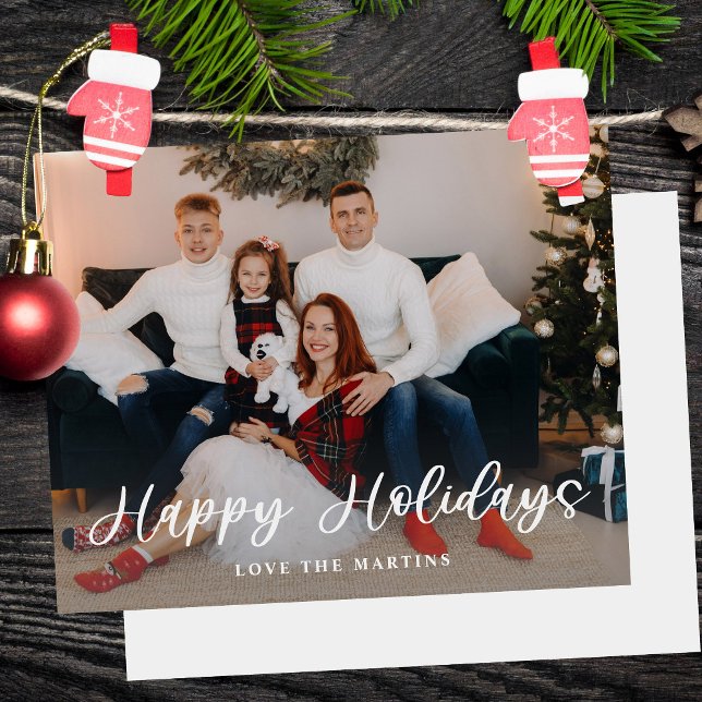 Budget Happy Holidays Fun Script Photo- White BK (Creator Uploaded)