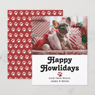 BUDGET Happy Howlidays Pet Dog Christmas Holiday