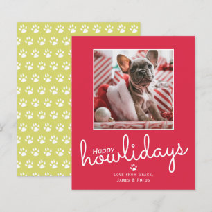 BUDGET Happy Howlidays Pet Dog Christmas Holiday