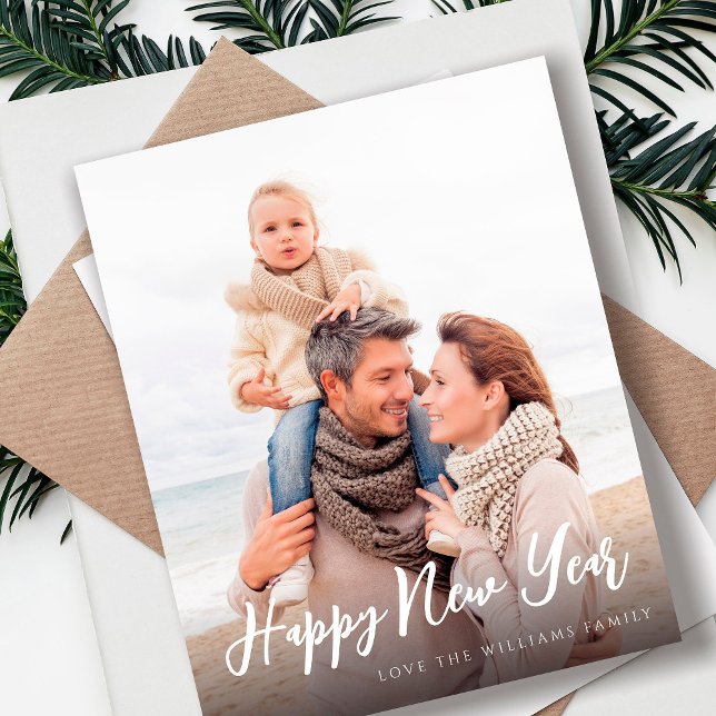 Budget Happy New Year Minimalist Chic Photo 4 Vert (Creator Uploaded)