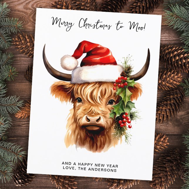 Budget Highland Cow Merry Christmas to MOO Holiday (Creator Uploaded)