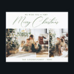 Budget Holiday Photo Card | Modern Christmas<br><div class="desc">Create a lasting impression this season with a unique holiday card. This simple,  Christmas tree card template features a clean,  modern design. Customise it with your information and make it uniquely yours!


Traditional Invitation:
https://www.zazzle.com/z/4vwnos3x?rf=238187168869594910

Postcard:
https://www.zazzle.com/z/u4a3ewog?rf=238187168869594910</div>