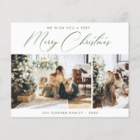 Budget Holiday Photo Card | Modern Christmas