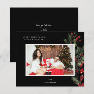 Budget Holly Berry H Photo Holiday or Christmas B