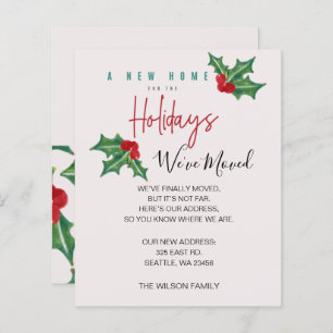 Budget Holly We've Moved Holiday Announcement