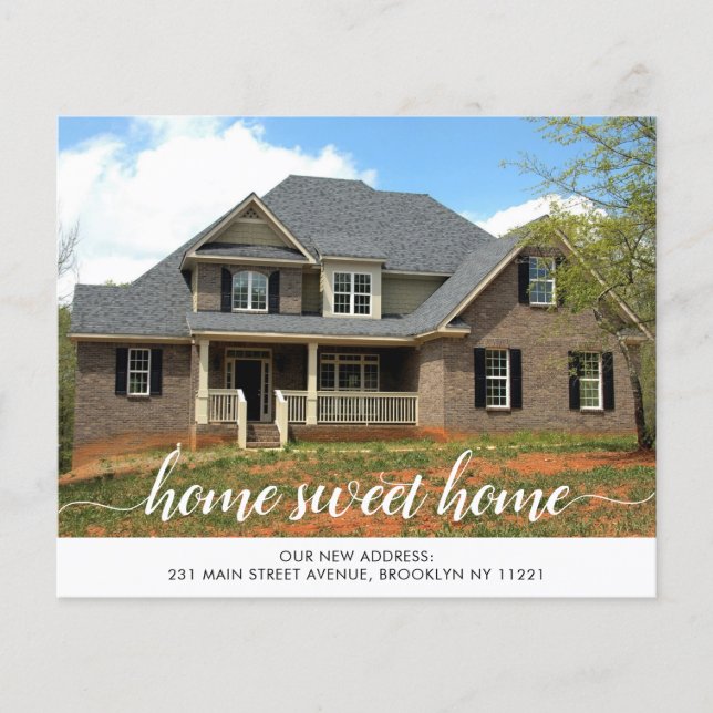 Budget Home Sweet New Address Photo Moving (Front)