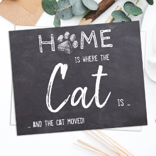 Budget Home Where The Cat Is Moving Announcement