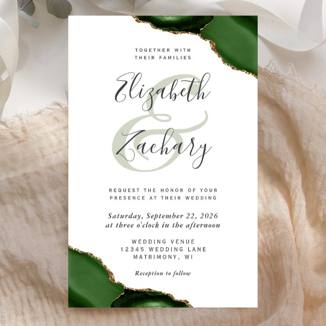 Budget Hunter Green Agate Corners Wedding (Creator Uploaded)