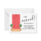 Budget I've Moved Red Door Announcement Card
