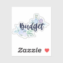 Budget Label Sticker for Wedding Planner/Notebook