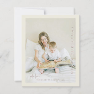 BUDGET Light Airy Family Nuetral Christmas Photo