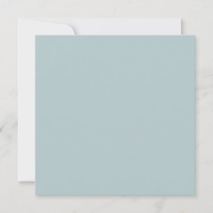 BUDGET Light Sage Green Monochrome Wedding Invitation