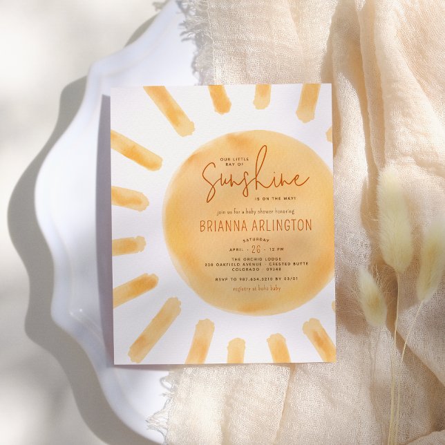 Budget Little Sunshine Gender Neutral Baby Shower (Creator Uploaded)