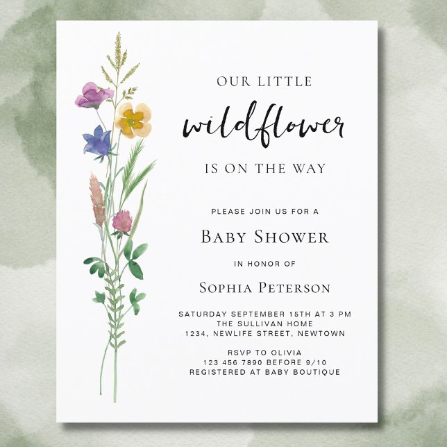Budget Little Wildflower Baby Shower (Creator Uploaded)