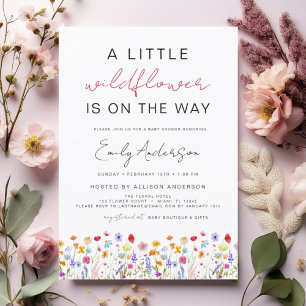 Budget Little Wildflower on the Way Baby Shower