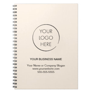 Budget Logo Branded Business Company Notebook
