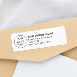 Budget Logo Business Mailing Return Address Label