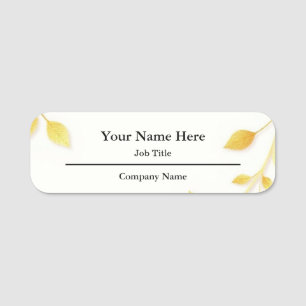 Budget Logo Company Identification Name Tag