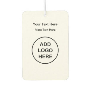 Budget Logo Style Business Promotional Car Air Freshener