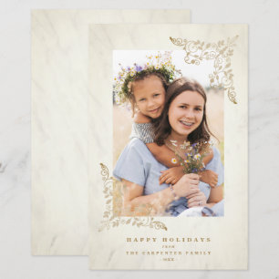 Budget Luxury Lace Flourish Chic Golden Christmas