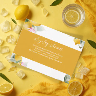 Budget Main Squeeze Lemon Wreath Bridal Shower Enc Enclosure Card