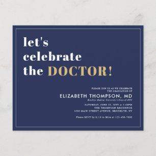 Budget Medical School Grad Doctor Graduation Party