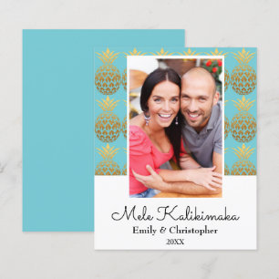 Budget Mele Kalikimaka Christmas Photo Card