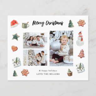 Budget Merry Christmas Cookies &Treats Multi Photo Flyer