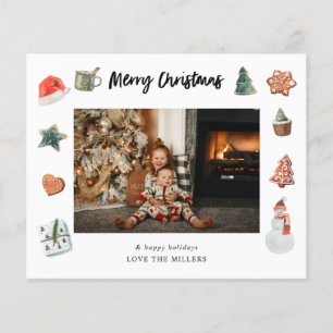 Budget Merry Christmas Cookies & Treats Photo Flyer