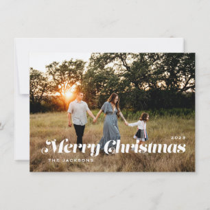 Budget Merry Christmas Holiday Card