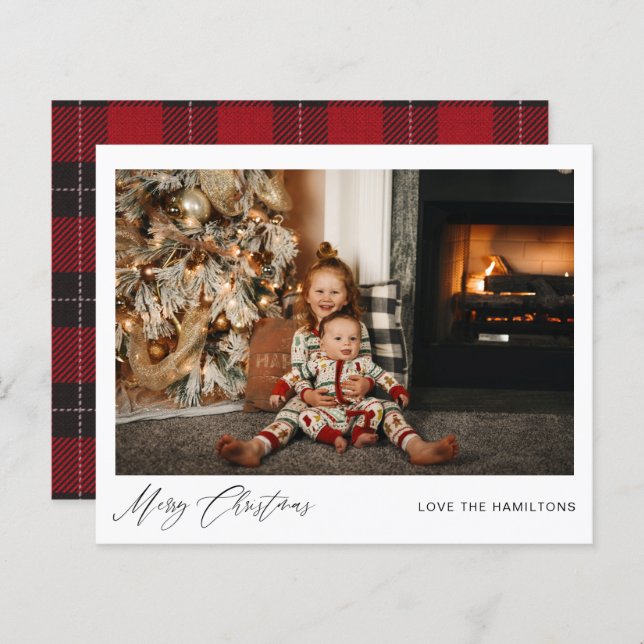 Budget Merry Christmas Instant Photo (Front/Back)