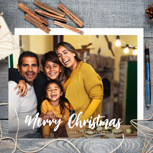 Budget Merry Christmas Minimalist H Photo 3