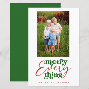 Budget Merry Everything Retro Holiday Photo