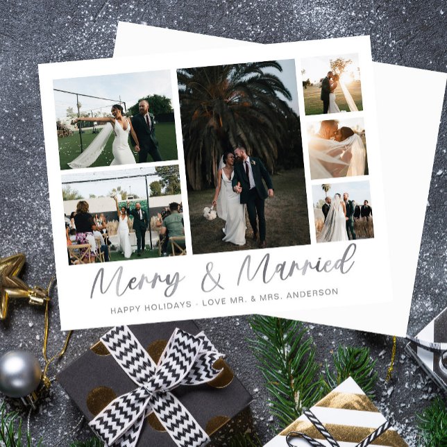 Budget Merry & Married Silver Multi Photo (Creator Uploaded)