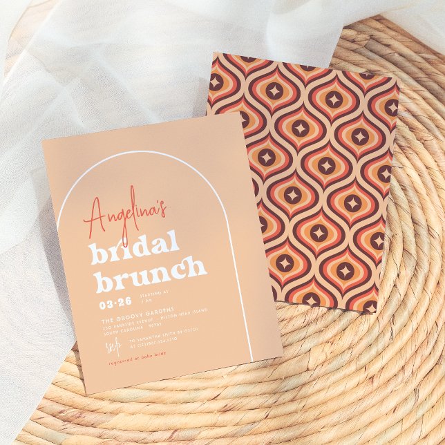 Budget Mid Modern Retro Arch Brunch Bridal Shower (Creator Uploaded)