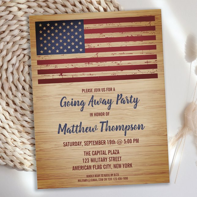 Budget Military Going Away Party Invitation (Creator Uploaded)
