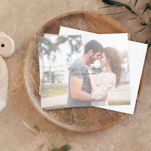 Budget Minimalist Chic Photo H Save the Date