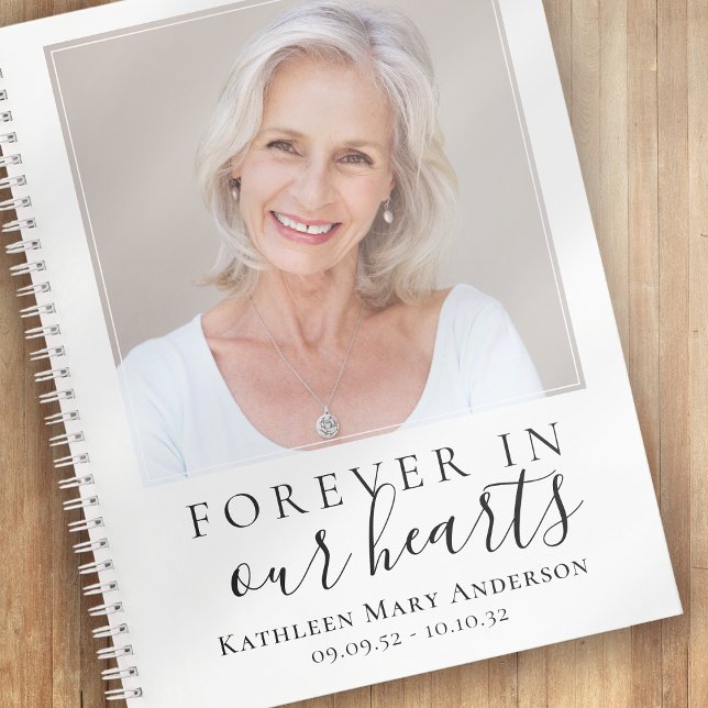 BUDGET Minimalist Funeral Memorial Guest Book (Creator Uploaded)