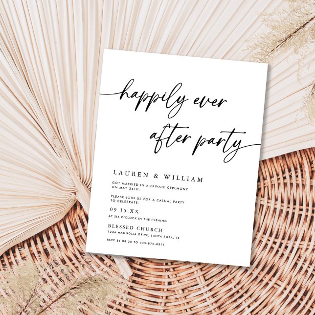 Budget Minimalist Happily Ever After Party Wedding (Creator Uploaded)