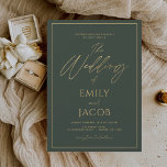 Budget Minimalist Modern Wedding Invitation<br><div class="desc">Introducing our Budget Minimalist Modern Wedding Invitation - a perfect blend of affordability and contemporary style. This invitation offers a minimalist design that's both elegant and budget-friendly, ideal for couples who appreciate simplicity. The sleek and modern typography sets the tone for a stylish wedding celebration, while the clean layout allows...</div>
