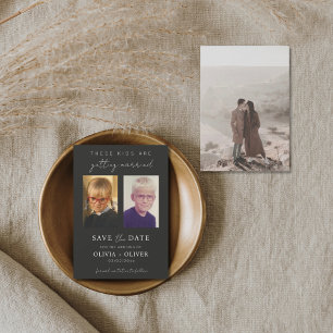 Budget, minimalist these kids are getting married  save the date