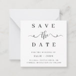 BUDGET Minimalist Wedding Save The Date Invitation<br><div class="desc">High quality and customisable!</div>