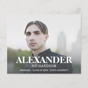 Budget Mod Name Photo Graduation Party Flyer