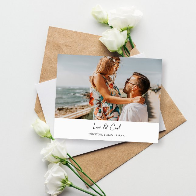 Budget MOD Para Photo Horizontal Save the Date (Creator Uploaded)